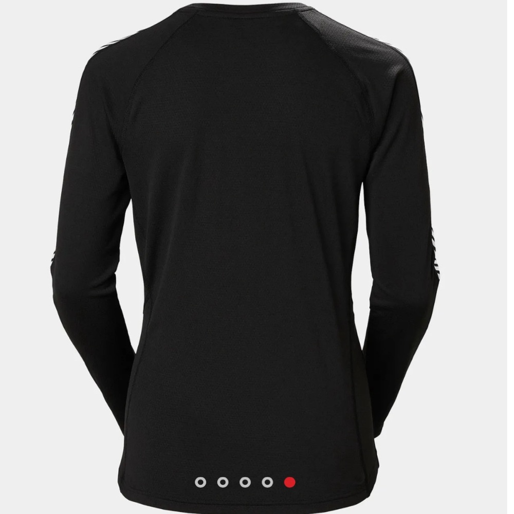 Helly Hansen Lifa Active striped crew base layer, in blue, lightweight,quick dry - Picture 10 of 10